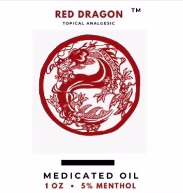 Red Dragon- Medicated Oil for Muscle Pain