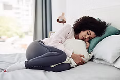 Hugging a Pillow